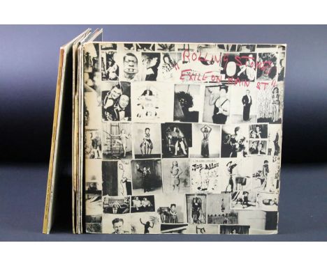 Vinyl - 8 Rolling Stones LPs to include Exile On Main St, No 2, Tattoo You, Aftermath, Through The Past Darkly, Sticky Finger