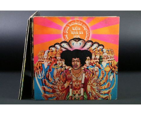 Vinyl - 5 Jimi Hendrix LPs to include Electric Ladyland (Track 613008/9) with Jimi to front of gatefold vinyl with A&amp;D / 