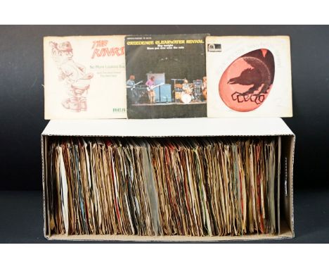 Vinyl - Approximately 200 rock and pop mainly 1970’s 7” singles including foreign pressings to include: Creedence Clearwater 