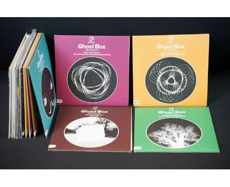 Vinyl - 18 limited edition Electronic / Synth / Ambient 7” singles to include: 9 singles on Ghost Box Records, Carl Sagan, Ma