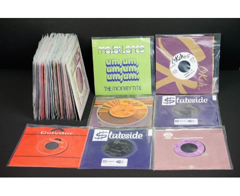 Vinyl - 55 Northern Soul / Soul / Funk / Disco 7” singles including demos promos and foreign pressings to include: Major Lanc