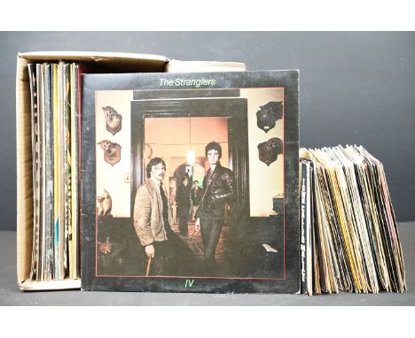 Vinyl - 13 Punk &amp; New Wave LPs, 4 12" and over 50 7" singles to include Stranglers, Sex Pistols, Madness, The Jam, The Pi