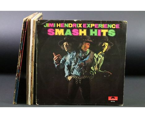 Vinyl - 9 Jimi Hendrix LPs to include Smash Hits, Crash Landing Backtrack 10, Live At Winterland, Midnight Lightning, Electri