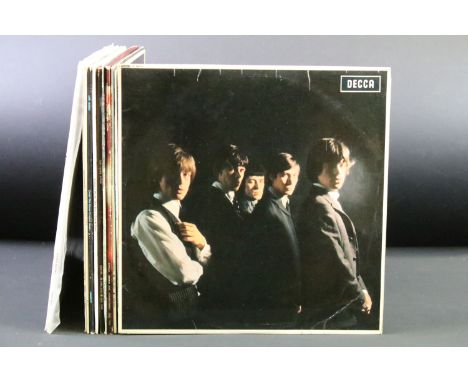 Vinyl - 12 UK pressing 1960s beat / rock LPs to include Rolling Stones x 3, Ten Years After x 3, The Dave Clark Five, Canned 