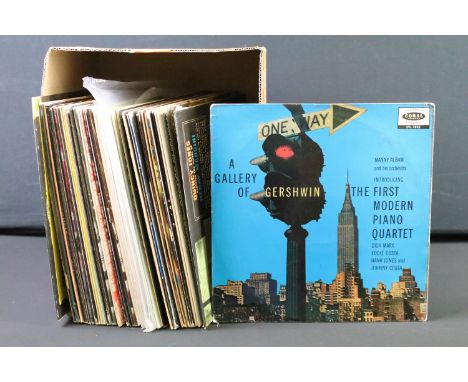 Vinyl - 18 Jazz albums and 32 Classical albums to include: Manny Albam (UK 1959 Stereo), Quincy Jones (UK 1964), Joe Bushkin 