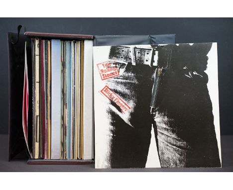 Vinyl - 27 The Rolling Stones and related LPs, 2 12" and 2 box sets to include Sticky Fingers, Voodoo Lounge, Exile On Main S