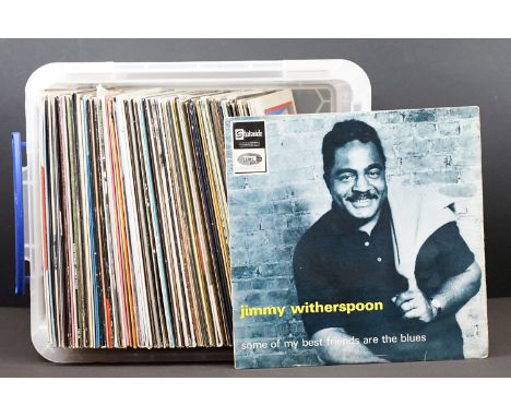 Vinyl - Over 80 Jazz LPs to include Jimmy Witherspoon, Stanley Jordan, Mike Gibbs, Don Ellis, Milt Jackson, PeeWee Russell Qu