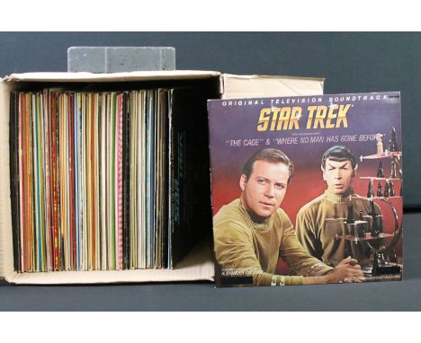 Vinyl -  Over 75 Soundtrack and TV related albums to include: Star Trek, Hawaii Five-0, Peter Sellers, Footloose, First Men I