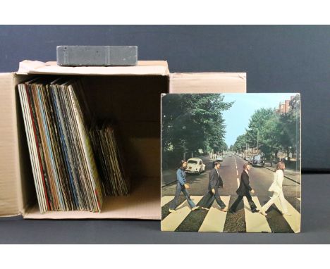 Vinyl - 28 LPs, 25 7" singles and 10 12" singles.  LPs include The Beatles x 2 (Please Please Me PCS 3042 two boxed EMI, and 