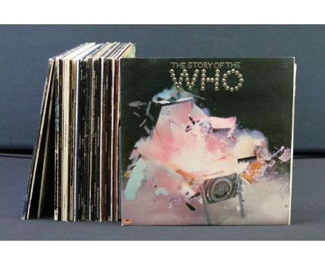 Vinyl - Approx 25 Rock LPs to include The Who, Jefferson Starship, Jimi Hendrix, T-Rex, Pink Floyd, Lou Reed, Rainbow, Rory G
