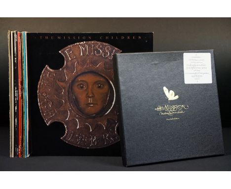 Vinyl - Goth Rock - 8 Goth Rock albums, 6 x 12” and one 10” box set to include: The Mission – Children (UK 1988, Mercury – 83
