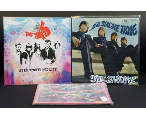 Vinyl - 3 limited edition re-issue albums to include: The Smoke – ...It's Smoke Time (UK 2012, limited to 500, mail-order onl