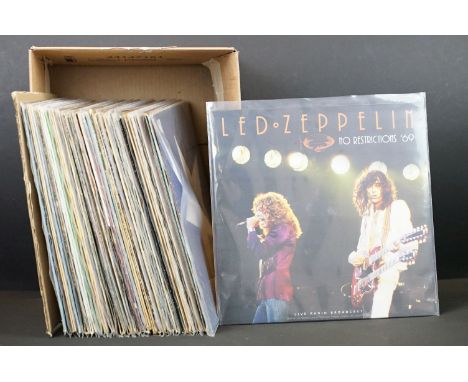 Vinyl - 42 Rock &amp; Pop LPs to include Led Zeppelin No Restrictions '69 (sealed), Neil Young x 2, , David Bowie, Terry Rile