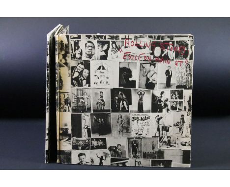 Vinyl - 3 Original UK pressing copies of The Rolling Stones Exile On Main Street LP. All come with 2 printed inners and one w