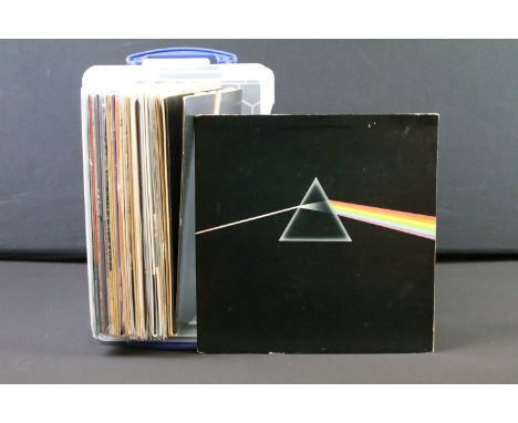 Vinyl - 25 Rock / Pop / Soul albums and one 12” single, to include: Pink Floyd x 4 (including 2 copies of Dark Side Of The Mo