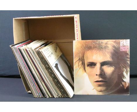 Vinyl - Over 50 Rock &amp; Pop LPs to include David Bowie x 11, Bo Diddeley x 3, Gene Vincent, The Beatles, Spooky Tooth, Don