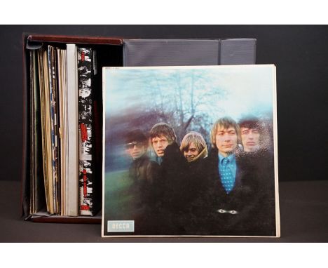 Vinyl - 15 The Rolling Stones LPs, 3 12" and 1 CD box set covering their 1960s output to include Between The Buttons (origina