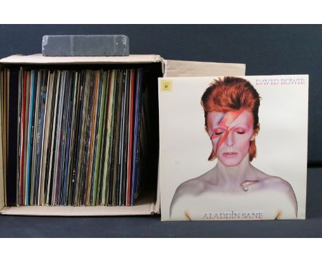 Vinyl - Over 60 mainly Rock &amp; Pop LPs to include David Bowie, The Beatles, Genesis, The Rolling Stones, Peter Gabriel, Fa