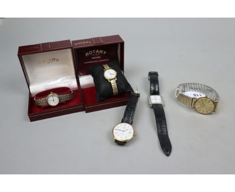 Collection of ladies and gents Rotary watches 