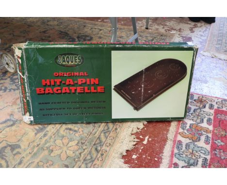 Original Hit-A-Pin Bagatelle board in original box 