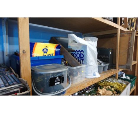 Shelf of assorted tools