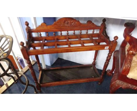 An Edwardian stick stand