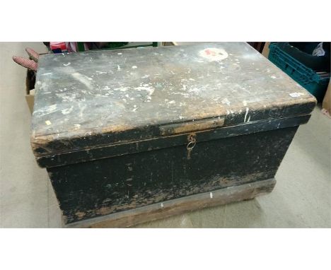 Carpenters trunk and tools