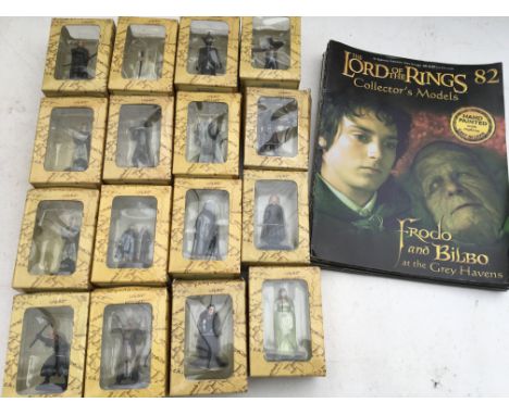 Lord of the rings, boxed figures and magazines, x16, Eaglemoss - NO RESERVE