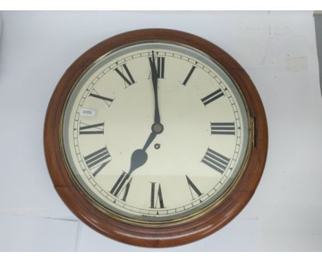 An early 20thC mahogany Wall clock - NO RESERVE