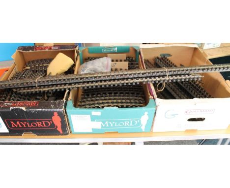 G scale garden model railways track to include curved rails, straights etc. 