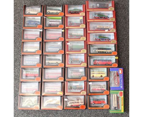 Thirty-five Gilbow Exclusive First Editions EFE 1/76 scale diecast model busses including 12304 Cavalier Coach Southdown, 187