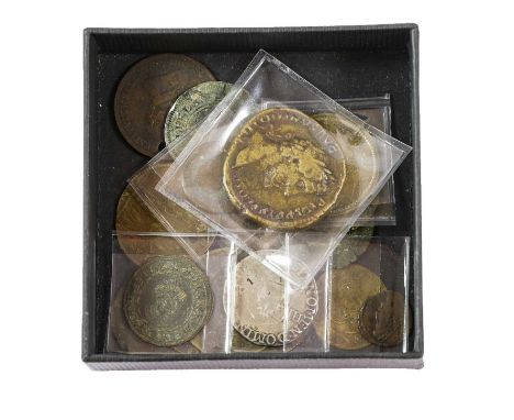 Mixed Lot, to include: Roman Imperial, Antoninus Pius (138-161AD) AE Sestertius, obv. ANTONINVS AVG PIVS PP TR P COS III, lau