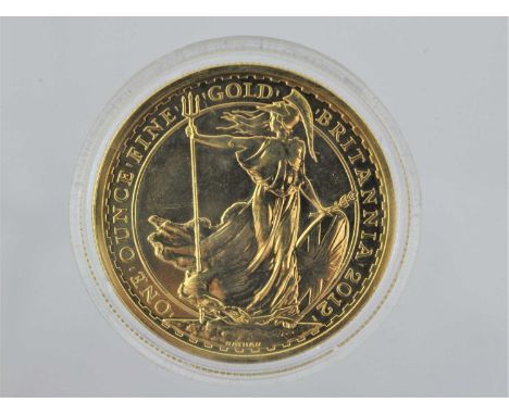 Elizabeth II, Gold £100 (1oz) Britannia 2012, obv. Rank-Broadley portrait of the Queen, rev. Britannia standing, .916 (22ct) 