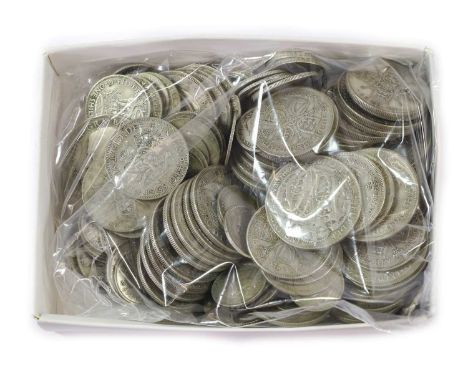 Pre-1947 British Silver halfcrowns, florins, shillings and sixpences, face value £11/9/6d, weight 1258.5g. 
