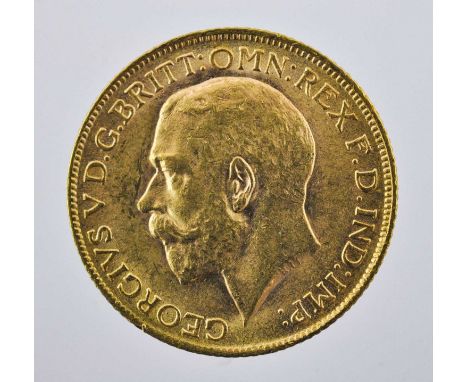 2 x George V, Sovereigns: 1913 and 1914, obv. bare head left, rev. Pistrucci, light contact marks, otherwise AEF to EF.