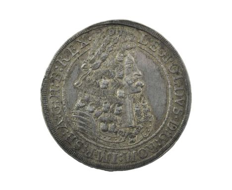 ♦Austria, Leopold I, Silver Thaler 1704, Hall Mint, obv. LEOPOLDVS: D:G:ROM:IMP:SE:A:G:H:B:REX around inner beaded circle and