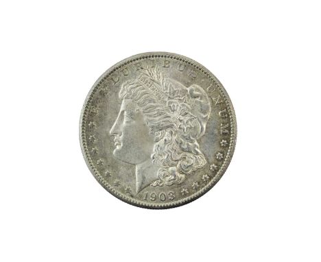 ♦USA, Morgan Silver Dollar 1903s, rev. mm normal S below wreath, one of the scarcest San Francisco Mint Morgan dollars, weigh