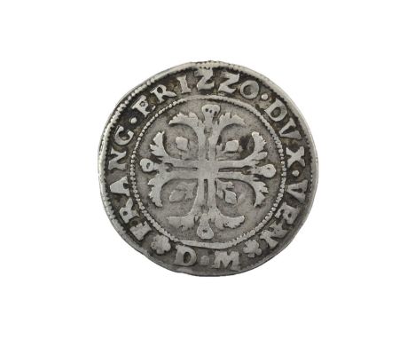 ♦2 x Italian States, Venice Silver Coins, comprising: (1) Half Scudo (70 Soldi), undated (1632), Francesco Erizzo (Doge 1631-
