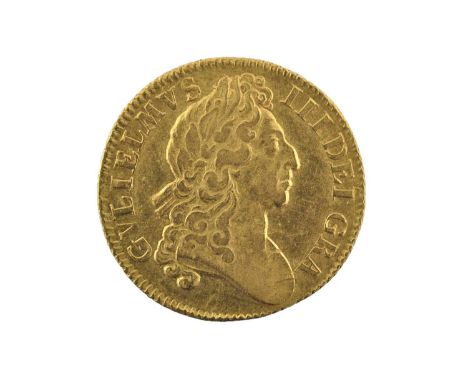 William III, Guinea 1700, obv. second laureate head right, rev. crowned cruciform shields, sceptres in angles, human-headed h