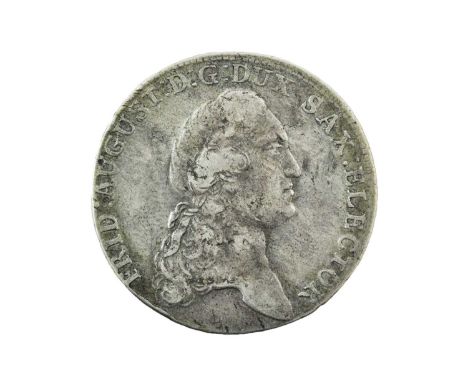 ♦2 x German States, Saxony, Silver Thalers of Friedrich Augustus III 1763-1827, comprising: (1) 1786 obv. FRID: AUGUST:D:G:DU