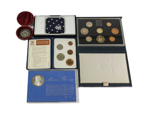 Mixed Commemorative Coinage and Proof Sets, to include: George VI 'Coronation' crown 1937, obv. bare head left, rev. shield o