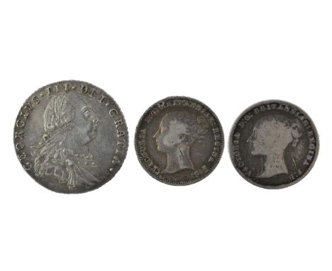 George III, Sixpence 1787, obv. laureate and draped bust right, rev. no semée of hearts in Hanoverian shield, S.3748, light c