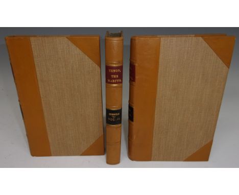 COBBOLD, Richard. Zenon, The Martyr. Henry Colburn, London. 1847 1 st edition. 3 vols. [3] NOTE: Lots 1021 - 1025, by Suffolk