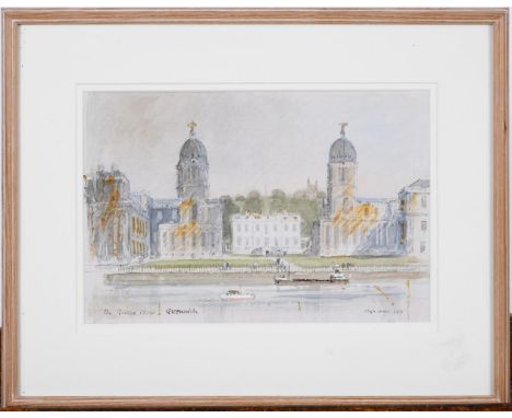 SIR HUGH CASSON, CH, PRA (1910-1999). THE QUEEN'S HOUSE, GREENWICH. (d) Signed, inscribed with title and dated 1991, watercol
