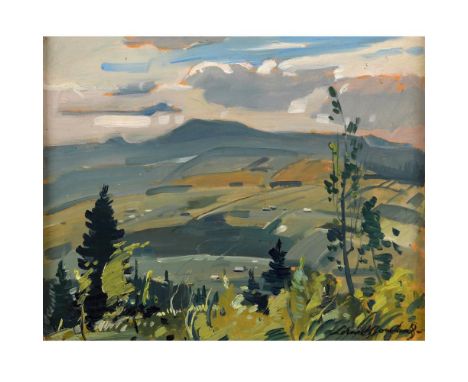 LORNE HOLLAND BOUCHARD (CANADIAN, 1913-1978). AFTERNOON, BAIE ST PAUL (QUEBEC). Signed, also signed titled and stamped verso,