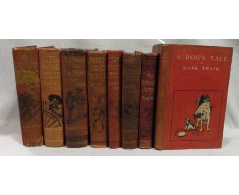 CLEMENS (Samuel) 'Mark Twain'. A Tramp Abroad, 1880; Life on the Mississippi, 1883; The Adventures of Huckleberry Finn, 1884,