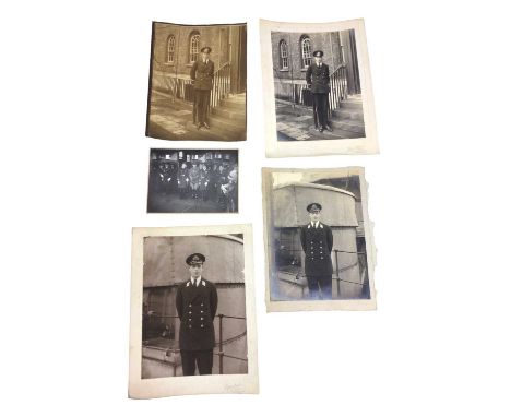 H.R.H. Prince George Duke of Kent, signed presentation portrait photograph of the Prince in naval uniform, signed in ink 'Geo