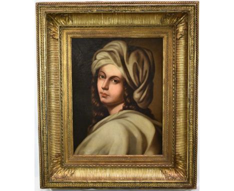After Guido Reni (1575-1642) oil on canvas laid on board - portrait of Beatrice Cenci, 45cm x 35cm, in gilt frame