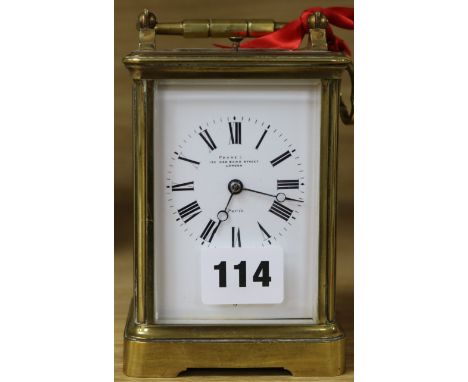 An hour repeating carriage clock