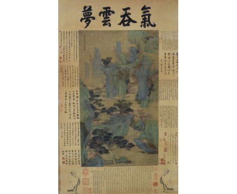 Eight Chinese scroll pictures